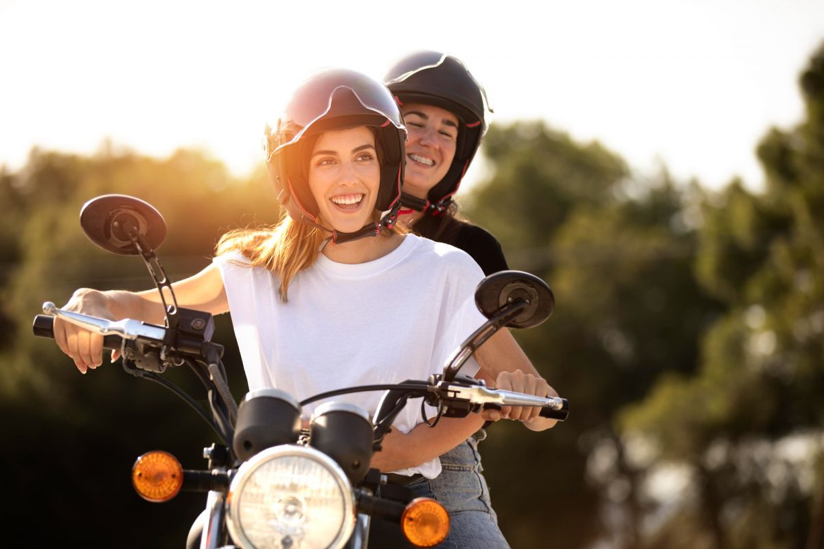 La moto en été